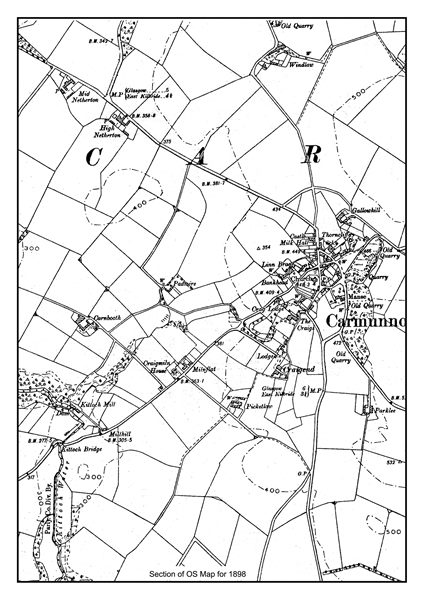 Carnbooth Map 1898