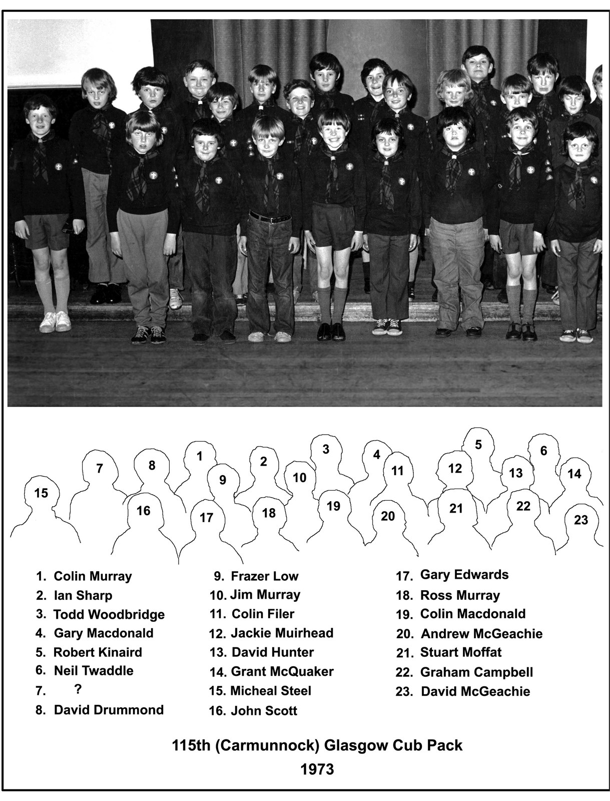 Cub Pack 1973