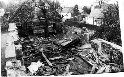 Kirk Road Derelict cottage before restoration