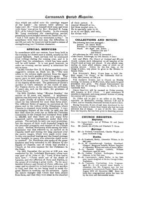 Carmunnock Parish Magazine January 1912